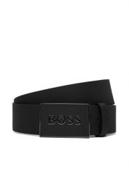 BOSS Pasek Męski 50471333 Czarny. Czarne paski Boss, bez wzorów, ze skóry. Za 499.99 zł.
