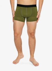 Bokserki termoaktywne Sensor Merino Active Boxers. Zielone bokserki Sensor, m, bez wzorów, z materiału. Za 181.49 zł.