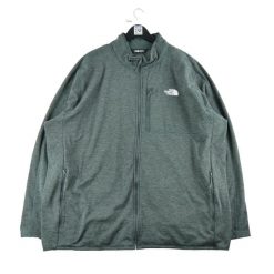 Second life - Męska szara polarowa kurtka TNF - Jak nowy. Szare kurtki The North Face, m, bez wzorów, z materiału, bez kaptura. Za 170.36 zł.
