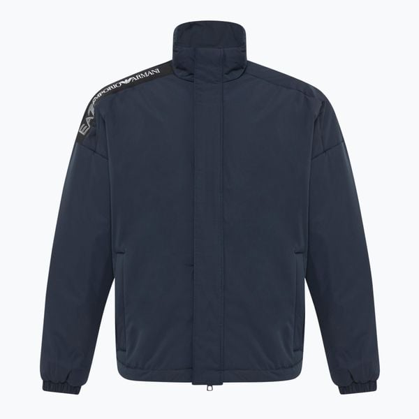 Kurtka męska EA7 Emporio Armani Train Logo Series Tape Eco Down. Niebieskie kurtki EA7 Emporio Armani, l, bez wzorów, z materiału, bez kaptura. Za 749.99 zł.