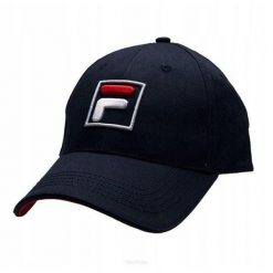Czapka tenisowa Fila Baseball Cap Forze granatowa. Niebieskie czapki z daszkiem Fila, na zimę, bez wzorów. Za 69.00 zł.