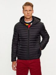 United Colors Of Benetton Kurtka puchowa 2BA2UN02O Czarny Regular Fit. Czarne kurtki United Colors Of Benetton, l, bez wzorów, z puchu, bez kaptura. Za 299.99 zł.