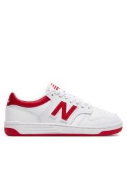 New Balance Sneakersy BB480LTR Biały. Białe buty sportowe casual New Balance, bez wzorów, ze skóry, bez zapięcia. Za 299.99 zł.