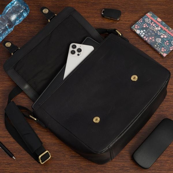 Torba męska skórzana na laptopa ramię komputer duża czarna Beltimore N16. Czarne torby na laptopa . Za 269.99 zł.