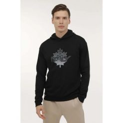 Bluza męska LUMBERJACK RENATO. Czarne bluzy Lumberjack, m, bez wzorów, bez kaptura. Za 159.99 zł.