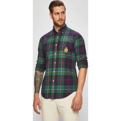 Polo Ralph Lauren - Koszula. Zielone koszule Polo Ralph Lauren, m, bez wzorów, z bawełny, bez kołnierzyka, bez ramiączek. Za 559.90 zł.