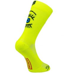 Skarpetki Sporcks Eye. Żółte skarpety SPORCKS, bez wzorów, ze skóry. Za 155.00 zł.