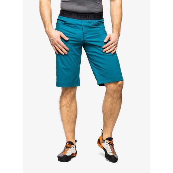 Spodenki wspinaczkowe męskie Ocun Mania Eco Shorts. Zielone szorty Ocun, m, bez wzorów. Za 287.99 zł.