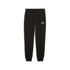 Męskie spodnie Essentials z logo No. 1 PUMA Black. Czarne spodnie materiałowe Puma, m, bez wzorów, eleganckie. Za 229.00 zł.