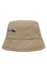 Tommy Hilfiger Kapelusz Seasonal Flag Bucket AM0AM13384 Beżowy. Brązowe kapelusze Tommy Hilfiger, bez wzorów, z bawełny. Za 199.99 zł.