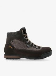 Buty turystyczne męskie AKU Slope Warm GTX. Brązowe buty turystyczne Aku, na zimę, bez wzorów, z gore-texu, przed kolano, bez zapięcia, trekkingowe, gore-tex. Za 758.99 zł.