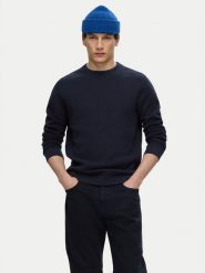 Selected Homme Sweter 16094385 Granatowy Regular Fit. Niebieskie swetry rozpinane Selected Homme, m, bez wzorów, z bawełny, bez kołnierzyka, bez ramiączek. Za 229.99 zł.