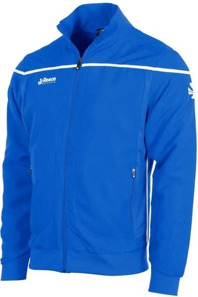 Męska kurtka varsity Reece Royal-biało-niebieska 2XL. Białe kurtki 3721 NUTRITION, na jesień, l, bez wzorów, z poliesteru, bez kaptura. Za 184.99 zł.