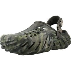Sandały CROCS ZUHECOS ECHO MARBLED CLOG Zielony. Zielone sandały Crocs, z syntetyku, bez zapięcia. Za 386.99 zł.