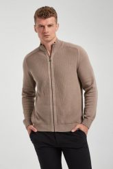 Sweter męski zapinany na zamek Olegor JOOP! JEANS. Swetry nierozpinane JOOP! Jeans, m, bez wzorów, z jeansu, bez kołnierzyka, bez ramiączek. Za 729.00 zł.