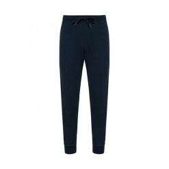 Ekologiczne spodnie dresowe z niegrubego materiału Kariban. Niebieskie szorty KARIBAN, m, bez wzorów, z dresówki. Za 153.50 zł.