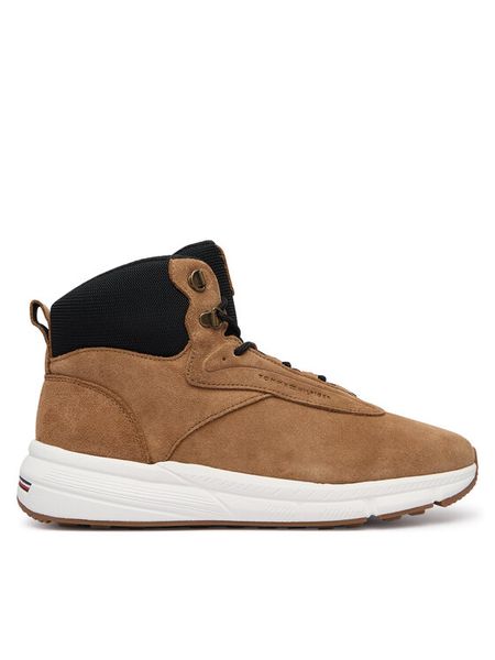 Tommy Hilfiger Sneakersy Hilfiger Sde Warm Hybrid Chukka FM0FM06085 Brązowy. Brązowe buty sportowe casual Tommy Hilfiger, bez wzorów, ze skóry, bez zapięcia. Za 649.99 zł.