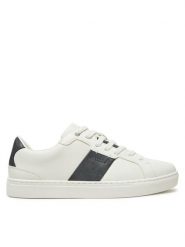 Guess Sneakersy Todi FMTTOD ELE12 Biały. Białe buty sportowe casual Guess, z aplikacjami, ze skóry, bez zapięcia. Za 309.99 zł.