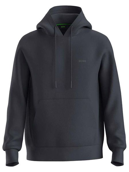 Hugo Boss Bluza w kolorze granatowym rozmiar: L. Niebieskie bluzy HUGO BOSS, l, bez wzorów, z kapturem. Za 429.45 zł.