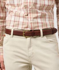 MESKI PASEK WRANGLER BOMBATO BELT BROWN 112365271. Brązowe paski Wrangler, bez wzorów. Za 99.99 zł.