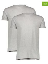 DSTREZZED Koszulki (2 szt.) w kolorze jasnoszarym rozmiar: S. Szare bezrękawniki Dstrezzed, s, bez wzorów, bez kołnierzyka, bez ramiączek. Za 73.93 zł.