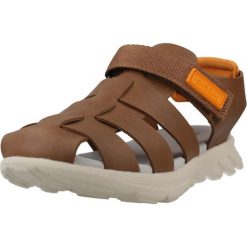 Sandały GEOX J SANDAL AIRADYUM BO Brązowy. Brązowe sandały Geox, ze skóry, bez zapięcia. Za 209.99 zł.