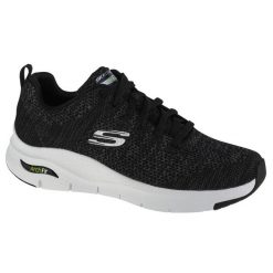 Buty sportowe Sneakersy męskie, Skechers Arch Fit Paradyme. Białe buty sportowe casual Skechers, bez wzorów, z materiału, bez zapięcia. Za 419.99 zł.