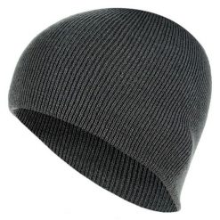 Klasyczna Jesienno-Zimowa Męska Czapka, Melanż, Zwykła - Pako Jeans. Szare czapki zimowe Pako Jeans, bez wzorów, z jeansu. Za 25.00 zł.