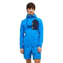 Bluza Peak Performance męska Utility Light Zip Hood niebieska - L. Niebieskie bluzy Peak Performance, l, bez wzorów, bez kaptura. Za 749.00 zł.