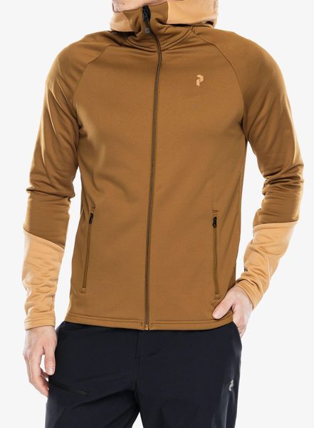 Bluza z kapturem Peak Performance Rider Essentials Zip Hood. Brązowe bluzy z kapturem Peak Performance, m, bez wzorów, z elastanu, z kapturem. Za 554.39 zł.