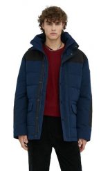 WRANGLER BODYGUARD MĘSKA KURTKA ZIMOWA NAVY W4B2WW114. Niebieskie kurtki Wrangler, na zimę, m, bez wzorów, z jeansu, bez kaptura. Za 359.99 zł.