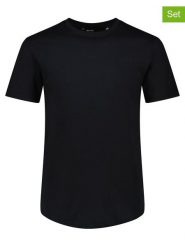 ONLY & SONS Koszulki (3 szt.) w kolorze czarnym rozmiar: XL. Czarne bezrękawniki Only & Sons, xl, bez wzorów, z bawełny, bez kołnierzyka, bez ramiączek. Za 64.45 zł.