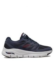 Skechers Sneakersy Charge Back 232042/NVRD Granatowy. Niebieskie buty sportowe casual Skechers, bez wzorów, z materiału, bez zapięcia. Za 259.99 zł.