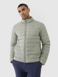 4F Kurtka puchowa z wypełnieniem syntetycznym męska - oliwkowa/khaki 3XL. Brązowe kurtki 4F, m, bez wzorów, z dzianiny, bez kaptura. W wyprzedaży za 139.99 zł.