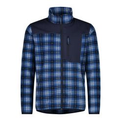 Bluza męska turystyczna CMP 34H0597. Niebieskie bluzy CMP, m, bez wzorów, bez kaptura. W wyprzedaży za 249.99 zł.