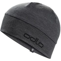 Czapka termoaktywna Odlo Revelstoke Pw Hat - graphite grey melange. Szare bielizna termoaktywna ODLO, bez wzorów, bez ramiączek, trekkingowe. Za 125.99 zł.