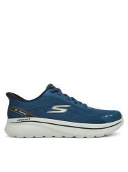 Skechers Sneakersy Go Walk Arch Fit N-Joy 217075 NVY Granatowy. Niebieskie buty sportowe casual Skechers, bez wzorów, z materiału, bez zapięcia. Za 309.99 zł.