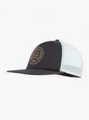 Czapka z daszkiem Rab Cirque Print Cap - beluga/pewter. Czarne czapki z daszkiem RAB, bez wzorów, z materiału. Za 147.29 zł.