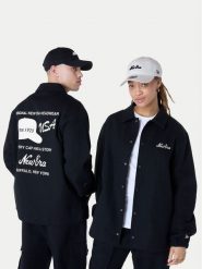New Era Kurtka przejściowa 60596266 Czarny Regular Fit. Czarne kurtki New Era, l, bez wzorów, z bawełny, bez kaptura. Za 489.99 zł.