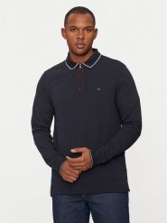 Tommy Hilfiger Sweter MW0MW33168 Granatowy Regular Fit. Niebieskie swetry rozpinane Tommy Hilfiger, m, bez wzorów, z bawełny, bez kołnierzyka, bez ramiączek. Za 239.99 zł.