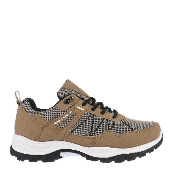 Buty trekkingowe męskie VERTIGO ALPES VOLOR M/NOUGAT. Brązowe buty turystyczne Aulp, bez wzorów, z gumy, bez zapięcia, trekkingowe. Za 159.99 zł.