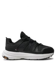 Tommy Hilfiger Sneakersy Tech Runner Craft Vibram FM0FM05133 Czarny. Czarne buty sportowe casual Tommy Hilfiger, bez wzorów, z materiału, bez zapięcia. Za 609.99 zł.