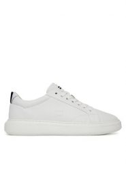 G-Star Raw Półbuty LONDON-04 MI08 Biały. Białe eleganckie półbuty G-Star, bez wzorów, ze skóry, bez obcasa, bez zapięcia. Za 279.99 zł.