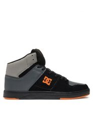 DC Sneakersy Cure Hi Top ADYS400072-XKNS Szary. Szare buty sportowe casual DC, bez wzorów, ze skóry, bez zapięcia. Za 199.99 zł.