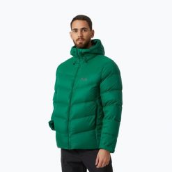Kurtka puchowa męska Helly Hansen Verglas Icefall Down. Zielone kurtki Helly Hansen, m, bez wzorów, z puchu, bez kaptura. Za 499.99 zł.