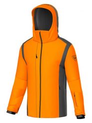 ROSSIGNOL Kurtka narciarska "Velika" w kolorze antracytowo-pomarańczowym rozmiar: S. Czarne kurtki outdoor i hardshell Rossignol, m, bez wzorów, z materiału, bez kaptura. Za 896.25 zł.