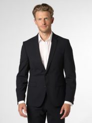 Finshley & Harding London marynarka od garnituru modułowego Mężczyźni Slim Fit Sztuczne włókno niebieski, 25. Niebieskie garnitury Finshley & Harding London, do pracy, m, bez wzorów, z włókna. Za 999.95 zł.
