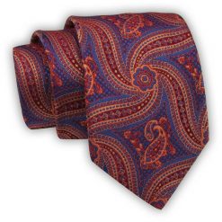 Krawat Alties (7 cm) - Duży Orientalny Wzór. Krawaty i muchy Alties, bez wzorów, z tkaniny. Za 49.00 zł.
