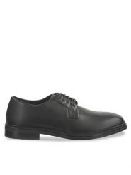 Gant Półbuty Bidford Low 28631463 Czarny. Czarne eleganckie półbuty GANT, bez wzorów, ze skóry, bez obcasa, bez zapięcia. Za 229.99 zł.