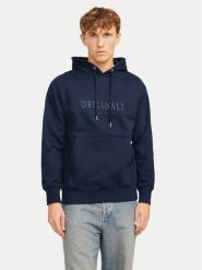 Jack & Jones Bluza Frederiksberg 12262811 Granatowy Regular Fit. Niebieskie bluzy Jack & Jones, m, bez wzorów, z bawełny, bez kaptura. Za 149.99 zł.